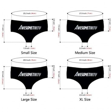AWESOMETIVITY Fun Womens Funny Underwear - Sexy for Her XS-XXL