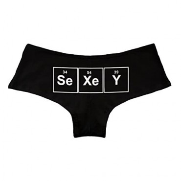 EvolveFISH Sexy Periodic Table Women's Cotton Boyshort Underwear