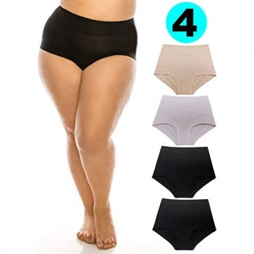 Women's Bamboo Modal Boyshort Briefs Underwear Panties X-Small to 3X Plus Size