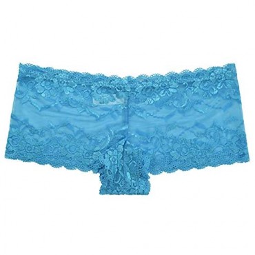 Women's Sexy Lace Boyshorts Panties Underwear (6 Pack) (M 6 Pack)