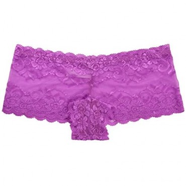 Women's Sexy Lace Boyshorts Panties Underwear (6 Pack) (M 6 Pack)