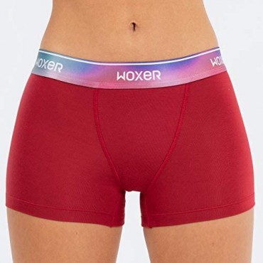 WOXER Boxer Briefs for Women Soft and Comfortable 3” inseam Micro Modal Boy Shorts Underwear