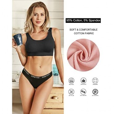 6/10 Pack Womens Cotton Underwear Low Rise Bikini Panties Breathable Stretch Hipster Cheeky Sexy XS-XL