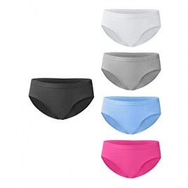 AntelopAir Cotton Underwear for Women Mid-high Waisted Women's Underwear Cotton Soft Breathable 5 Pack