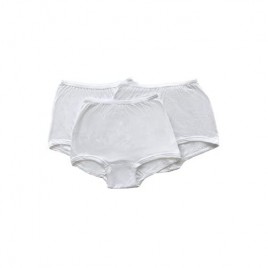Carole Brand 100% Cotton Banded Leg Full Cut Briefs Pack of 3
