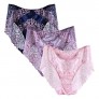 CHUNG Women 3 Pack Lace Briefs Panties Hi-Cut Underwear Plus Size Full Back Coverage M-XXL