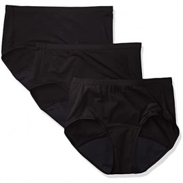 Hanes Women's Fresh & Dry Brief Underwear 3-Pack