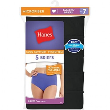 Hanes Women's Microfiber Brief Multipack
