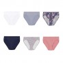Hanes Women's Soft Cotton Tagless Hi Cut Panty  Multiple Packs