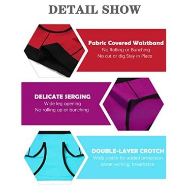 Molasus Women's Soft Cotton Briefs Ladies Mid-High Waisted Full Coverage Panties (Regular & Plus Size)