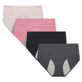 Nalwort Womens Menstrual Period Panties Super Soft Protective Briefs Underwear