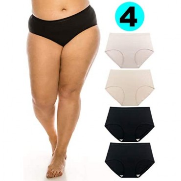 Seamless Underwear For Women Super Breathable Brief Panties XS-3X Plus Size