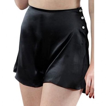What Katie Did Vintage Black Satin French Knickers L2019
