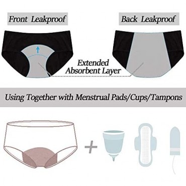 Women Hipster Leakproof Protective Panties Women Postpartum Briefs for Women & Girls