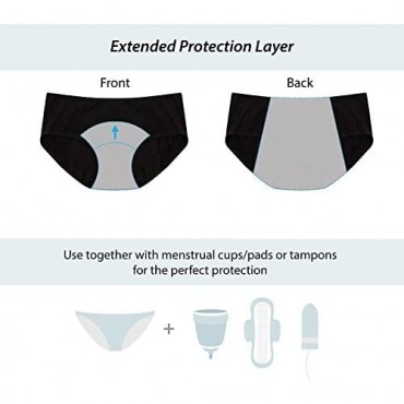Women Menstrual Period Protective Panties Leakproof Brief Postpartum Bleeding Underwear(Pack of 3-5)