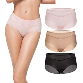 Aimer Seamless Hipster Panties Quick Dry Panties Sports Underwear for Women