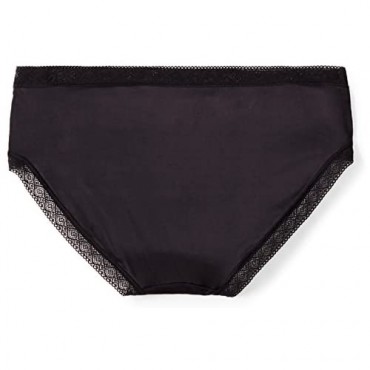 Brand - Mae Women's Smooth Microfiber Hipster Brief Underwear 3-Pack