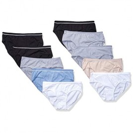 Hanes Women's Pure Bliss Hipster Panty 10-Pack