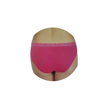 Jane Bleecker Women's Cotton Stretch Hipster Panties 6pk Variety (Blue Pink)