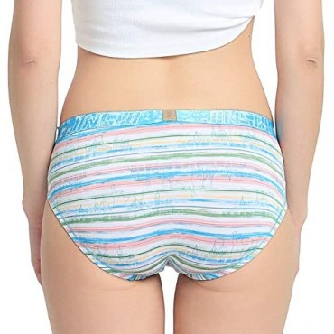 JINSHI Big Girls' Low Rise Bikini Panty Modern Hipster Underwear Breathable Soft Viscose Briefs