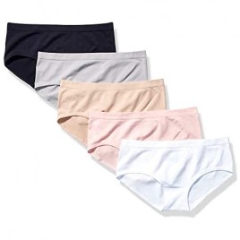 Splendid Women's Seamless Hipster Underwear Panty 5 Pack