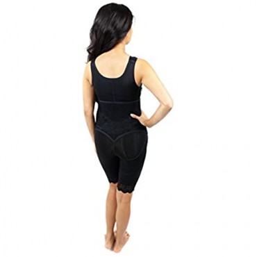 Compression Body Shaper Butt Lift Shorts Mid-Thigh W/Zipper ContourMD Style 51Z