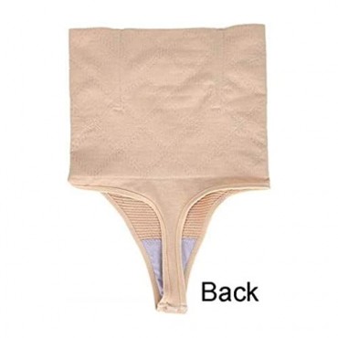 HOMETA Butt Lifter High Waist Thong Shapewear for Women Tummy Control Thong Panties Body Shaper