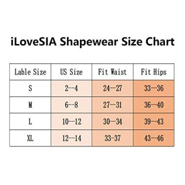 iloveSIA 2PACK Womens Shapewear Shorts Tummy Control Shorts Body Shaper Panties