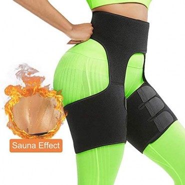 JOYMODE Neoprene Thigh Support Braces Lose Fat Reduce Cellulite High Compression Slimmers Exercise Wraps for Men and Women