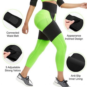 JOYMODE Neoprene Thigh Support Braces Lose Fat Reduce Cellulite High Compression Slimmers Exercise Wraps for Men and Women