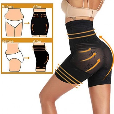 Joyshaper Women Slip Shorts for Under Dresses High Waist Shapewear Panties Thigh Slimmer Butt Lifter