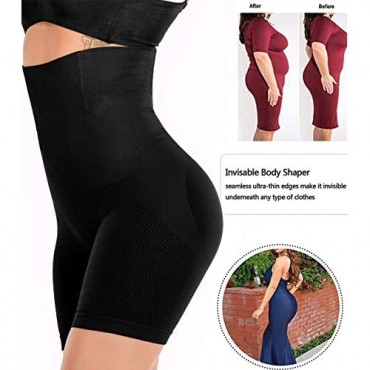 Lelinta Tummy Control Body Shaper Seamless Thigh Slimming Boyshort Breathable Slip Shapewear for Women