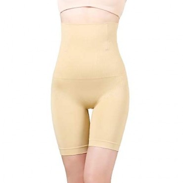 RRLOM Women Body Shapewear Tummy Control Shaper High Waist Thigh Slimmer Small to Plus-Size (Nude L)