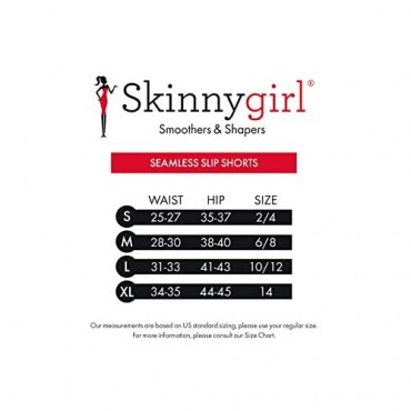 Skinnygirl Women's Mid Length Seamless Slip Shorts Multipack