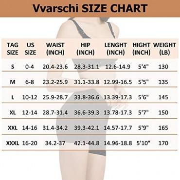 Vvarschi Shapewear Shorts for Women Tummy Control Thigh Slimmer Hi-Wasit Shaper