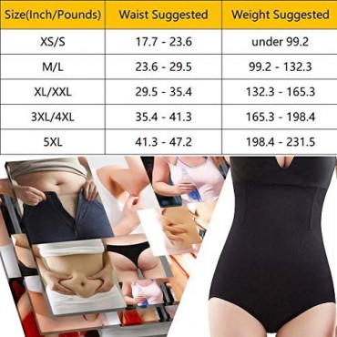 Alingdaundwr Womens Tummy Control Panties Body Shaper High Waisted Shapewear Brief Butt Lifter Slimming Seamless Underwear