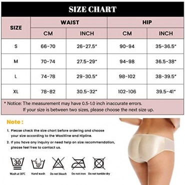 Autbre Womens Butt Lifter Seamless Contour Padded Hip Enhancer Shapewear Control Panties Underwear