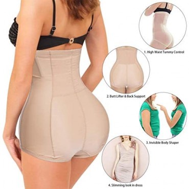 BRABIC Women High Waist Control Panties Postpartum Belly Girdle Band Slimming Underwear Butt Lifter Shapewear