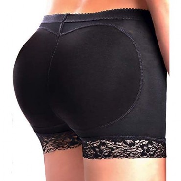 Butt Lifter Hip Enhancer Pads Underwear Shapewear Lace Padded Control Panties Shaper Booty Fake Pad Briefs Boyshorts