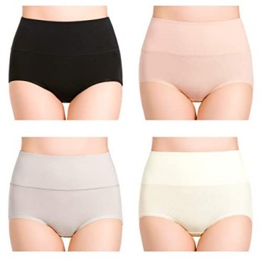 Cauniss Cotton Panties High Waisted C Section Recovery Postpartum Soft Full Coverage Underwear for Women(7 Pack)