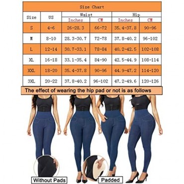 CINDYLOVER Hip Pads Shapewear for Women Hi-Waist Tummy Control Panties Hip Enhancer Butt Lifter Body Shaper