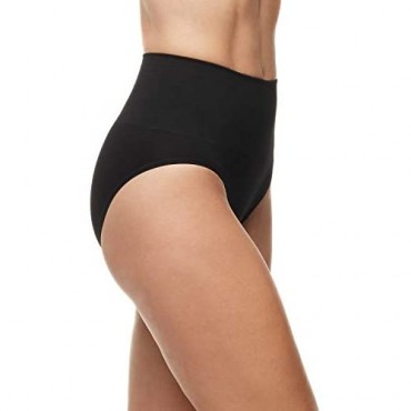 ESSENTIALS BY TUMMY TANK Women's Seamless Smoothing Everyday Shaping Brief