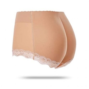 FEOYA Women Butt Lifter Shapewear Seamless Padded Underwear Hip Enhancer Panties Control Body Shaper Brief - Pack of 2