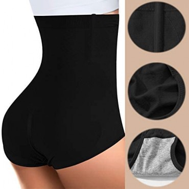 Finlin Women Butt Lifter Shapewear Hi-Waist Double Tummy Control Panty Seamless Shapewear Adjustable Shapewear Thigh Slimmers