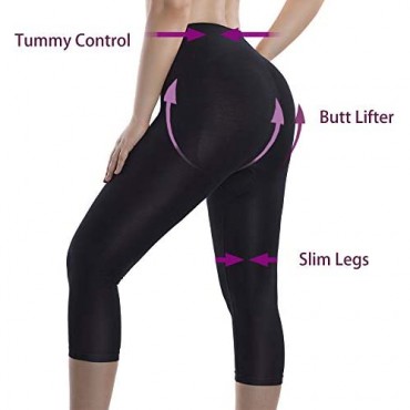 +MD Womens Shapewear Legging High Waist Thigh Slimmer Tummy Control Panties Body Shaper Butt Lift