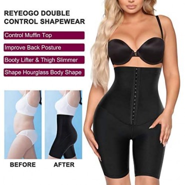 REYEOGO Butt Lifter Shapewear Control Panties High Waist Trainer for Women Tummy Control Booty Short Body Shaper Underwear