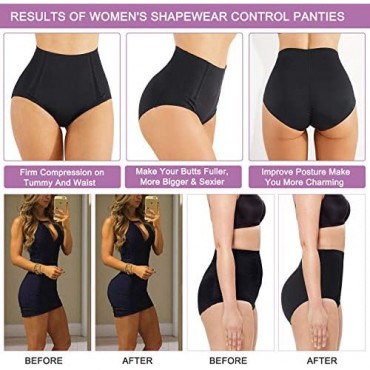 SCARBORO Thong Shapewear Briefs for Women Tummy Control Panties Butt Lifter Waist Trainer Girdle Body Shaper Shorts Underwear