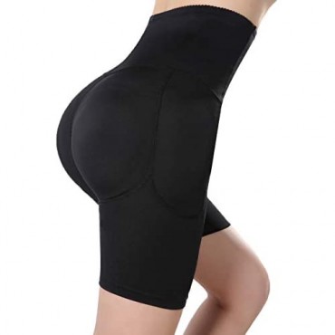 TOPMELON Women's Shapewear Firm Control Seamless Padded Thigh Slimmer Panties