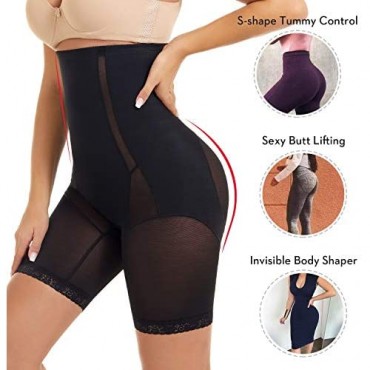Tummy Control Shapewear for Women - Body Shaper Panties High Waisted Shorts