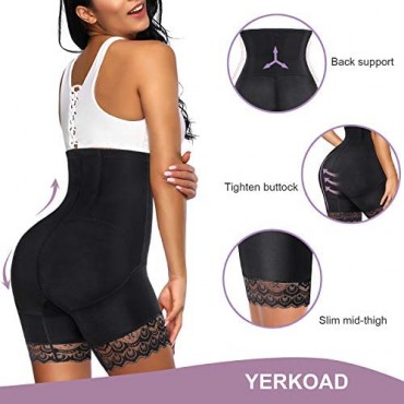 YERKOAD Women Shapewear Control Panties Butt Lifter High Waist Trainer Shorts Tummy Compression Body Shaper Postpartum Girdle